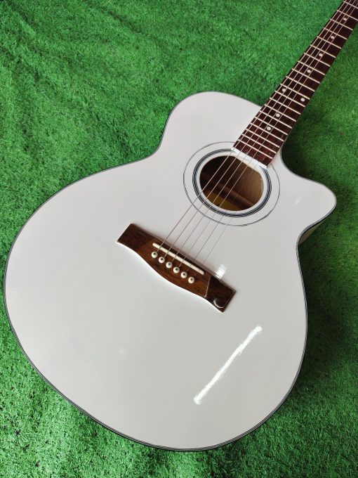 Đàn Guitar Acoustic VE100 trắng - Hình ảnh 2