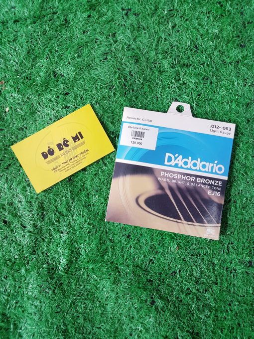 Dây Guitar Acoustic D'Addario EJ16