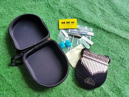 Đàn Kalimba Rabi màu đen và đỏ - Hình ảnh 2