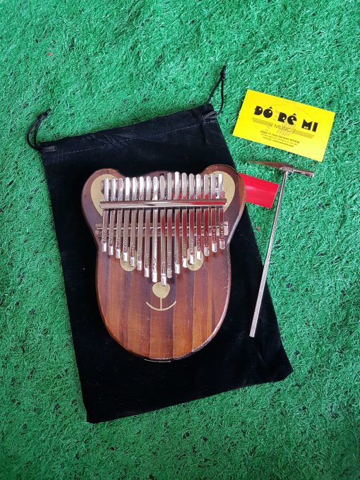 Đàn Kalimba gỗ nâu hình
