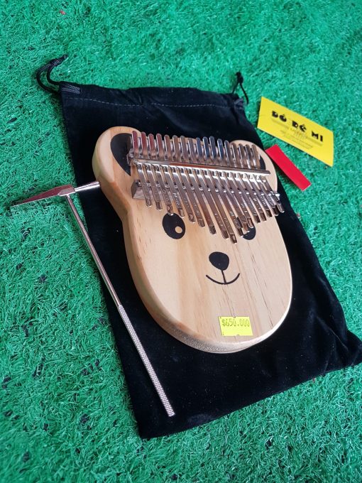 Đàn Kalimba gỗ hình mặt - Hình ảnh 2