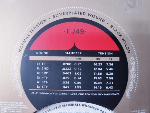 Dây D'Addario EJ49 đàn guitar classic - Hình ảnh 2