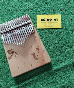 Đàn Kalimba gỗ họa tiết ngôi sao