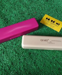 Harmonica QIMEI màu hồng và kem