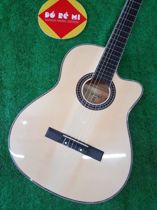Đàn Guitar Classic HT MUSIC EQ HT39C gỗ tự nhiên - Hình ảnh 3