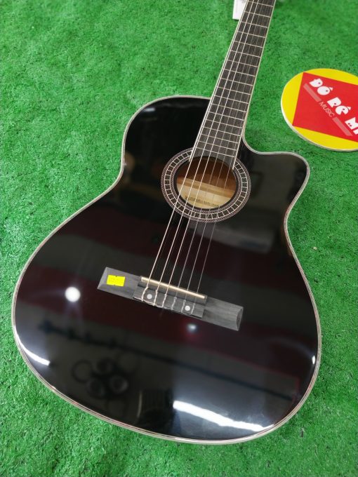 Đàn Guitar Classic HT MUSIC EQ HT39C màu đen bóng - Hình ảnh 2