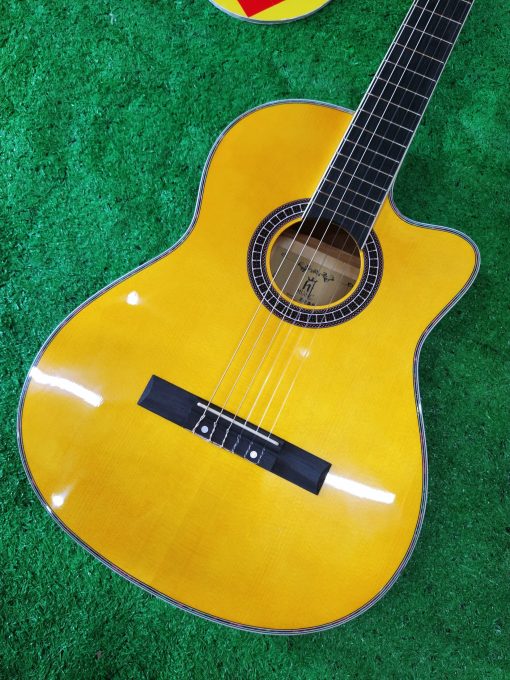 Đàn Guitar Classic HT MUSIC EQ HT39C màu vàng bóng - Hình ảnh 2