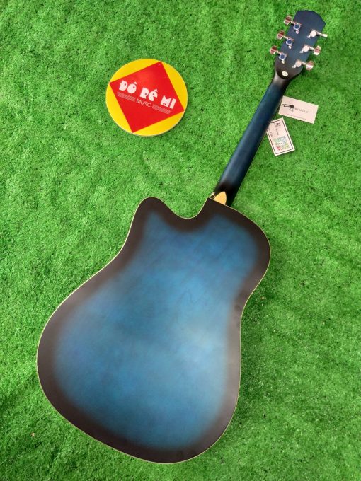 Đàn Guitar Acoustic Fender màu xanh viền - Hình ảnh 3