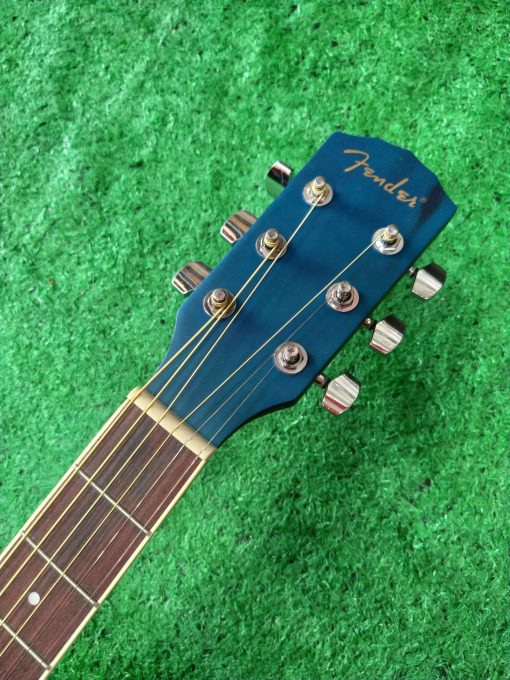 Đàn Guitar Acoustic Fender màu xanh viền - Hình ảnh 5