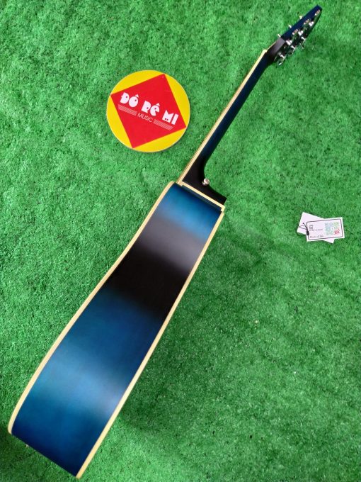 Đàn Guitar Acoustic Fender màu xanh viền - Hình ảnh 4