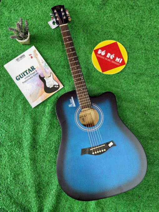 Đàn Guitar HT MUSIC EQ màu xanh đen
