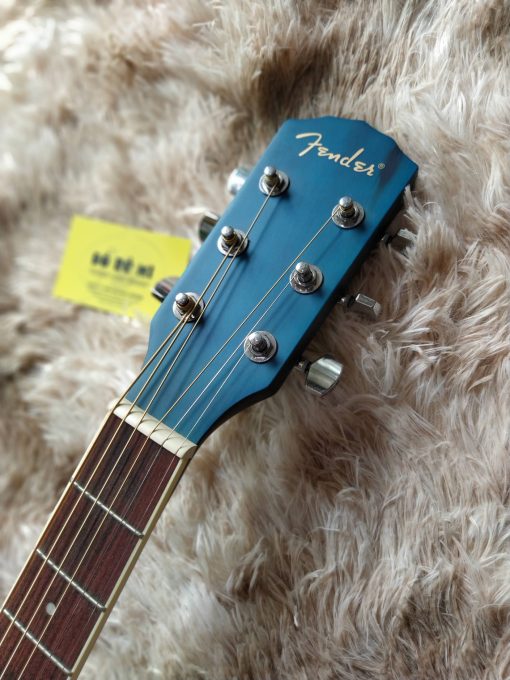 Đàn Guitar Acoustic Fender màu xanh viền - Hình ảnh 4