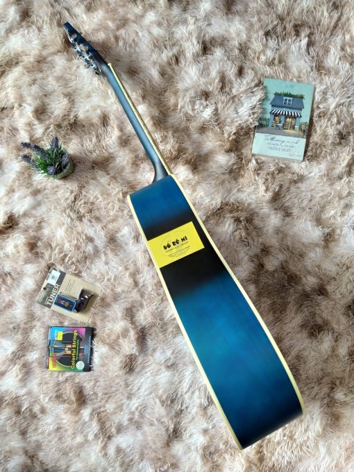 Đàn Guitar Acoustic Fender màu xanh viền - Hình ảnh 5
