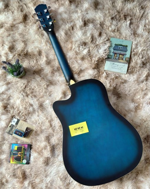 Đàn Guitar Acoustic Fender màu xanh viền - Hình ảnh 6