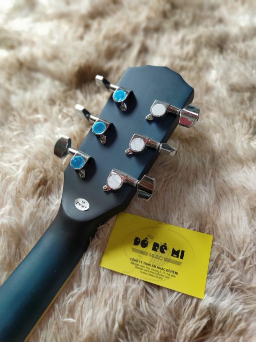 Đàn Guitar Acoustic Fender màu xanh viền - Hình ảnh 7