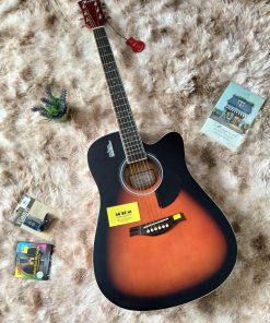 Đàn Guitar Acoustic Rosen G11 màu cam viền