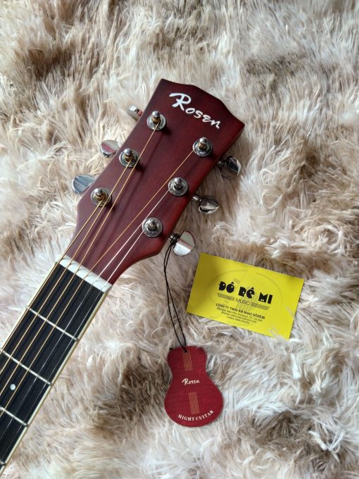 Đàn Guitar Acoustic Rosen G11 màu cam viền - Hình ảnh 5