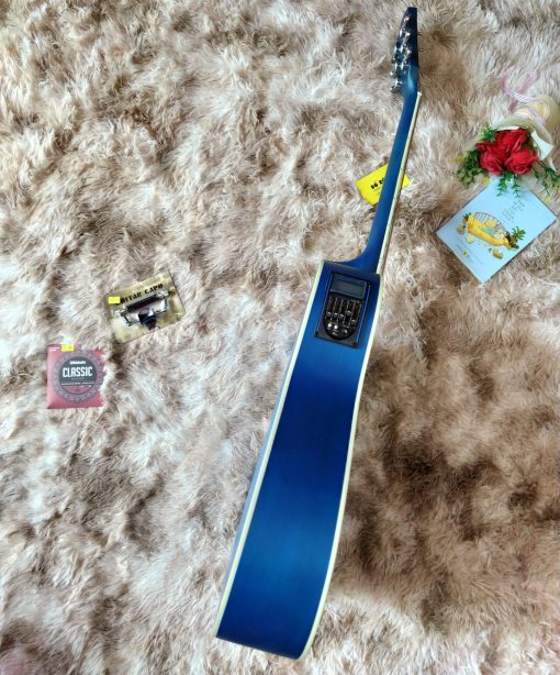 Đàn Guitar Acoustic Xanh viền EQ - Hình ảnh 4