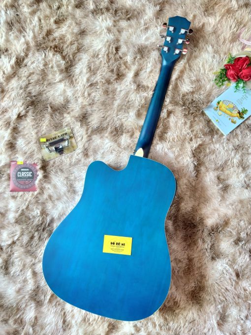 Đàn Guitar Acoustic Xanh viền EQ - Hình ảnh 6
