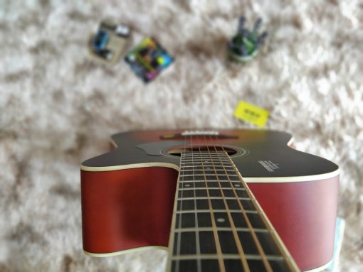 Đàn Guitar Acoustic Rosen G11 màu cam viền - Hình ảnh 4