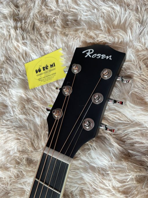 Đàn Guitar Acoustic Rosen G12BK (Gỗ Thịt - Solid top) - Hình ảnh 8